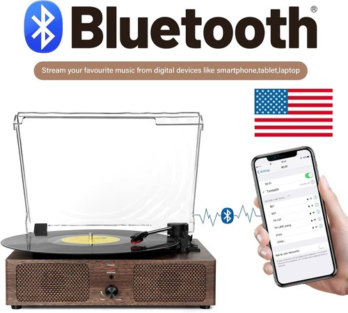 Record player turntable - record, –