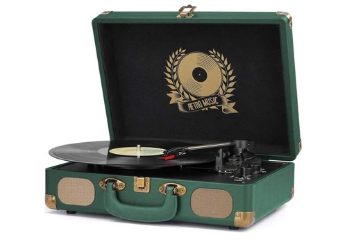 Vinyl record player - record, bluetooth