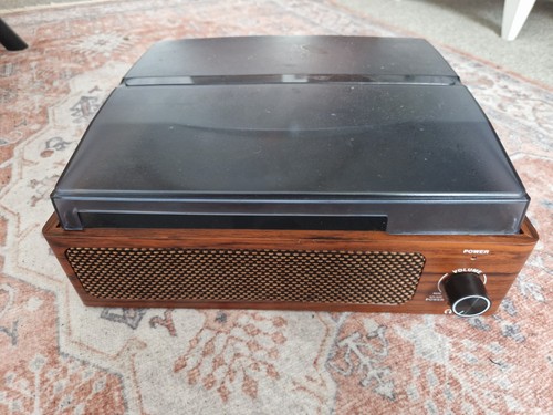 Vintage turntable walnut - vintage,